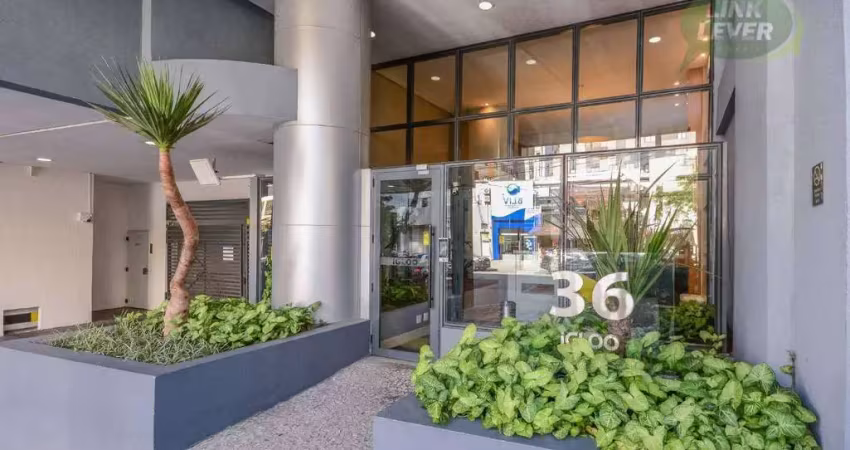 Apartamento com 1 dormitório para alugar, 47 m² por r$ 3.610,00/mês - batel - curitiba/pr