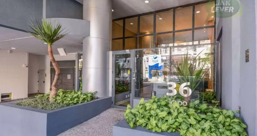 Studio com 1 dormitório para alugar, 47 m² por r$ 3.416/mês - batel - curitiba/pr