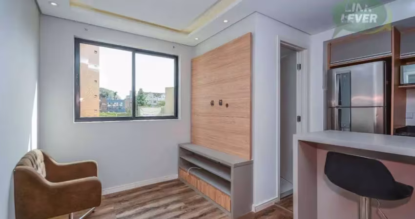 Apartamento com 1 dormitório para alugar, 37 m² por r$ 2.098/mês - cabral - curitiba/pr