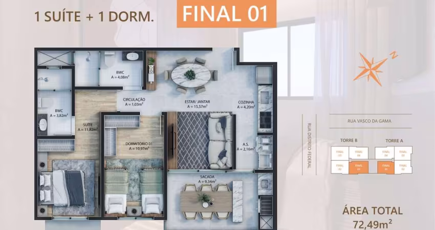 Apartamento em Vila Marumby - Maringá PR