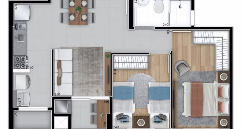 Apartamento em Jardim das Estações - Maringá PR