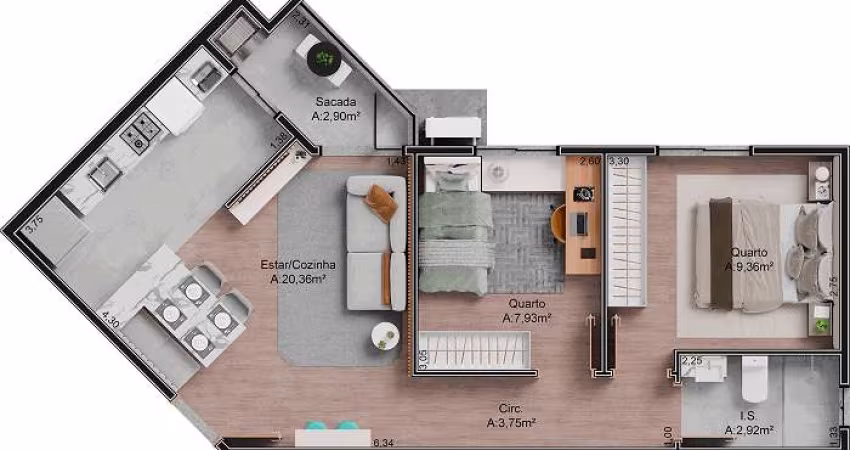 Apartamento em Vila Emilia - Maringá PR