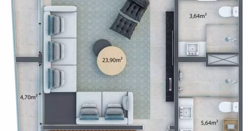 Apartamento em Zona 1 - Maringá PR