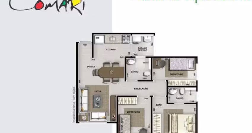 Apartamento com 3 quartos à venda na Rua Pioneira Maria Aparecida Araújo de Siqueira, Loteamento Sumaré, Maringá