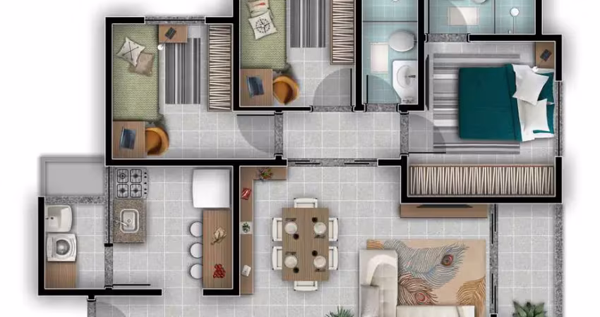 Apartamento com 3 quartos à venda na Rua Carlos Meneghetti, Jardim Cerro Azul, Maringá