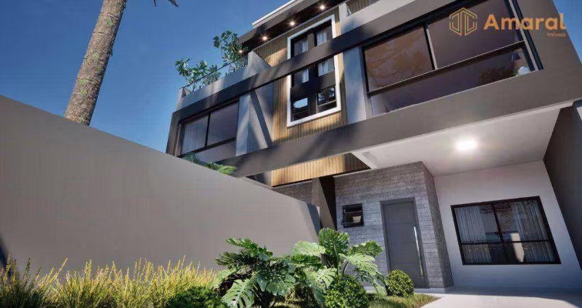Sobrado com 3 dormitórios à venda, 150 m² por R$ 1.320.000,00 - Água Verde - Curitiba/PR