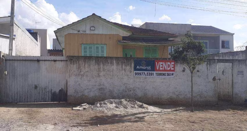 Terreno à venda, 360 m² por R$ 550.000,00 - Guaíra - Curitiba/PR