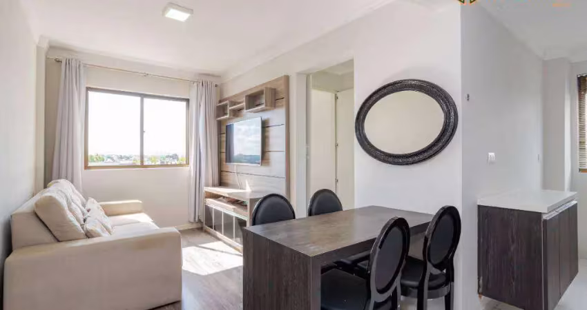 Apartamento com 1 dormitório para alugar, 40 m² por r$ 3.055,16/mês - portão - curitiba/pr
