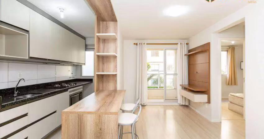 Apartamento com 2 dormitórios para alugar, 50 m² por r$ 2.640,00/mês - atuba - curitiba/pr