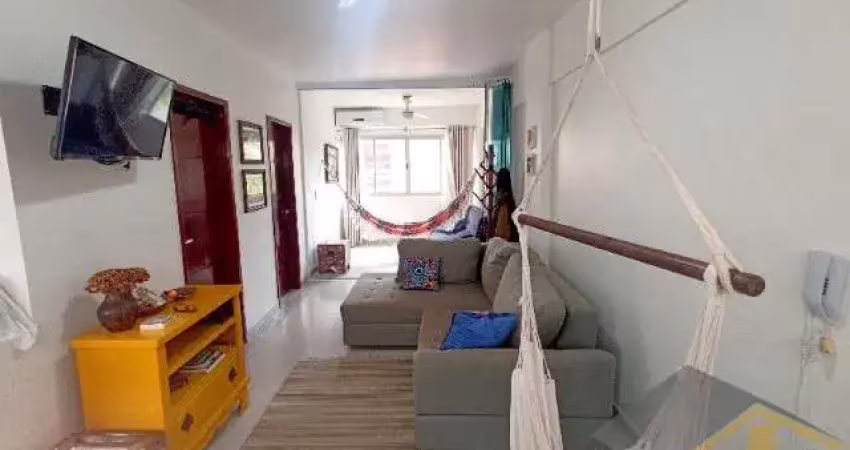 Excelente apartamento reformado com 01 suíte para venda na praia do  tombo - ref.: 5888