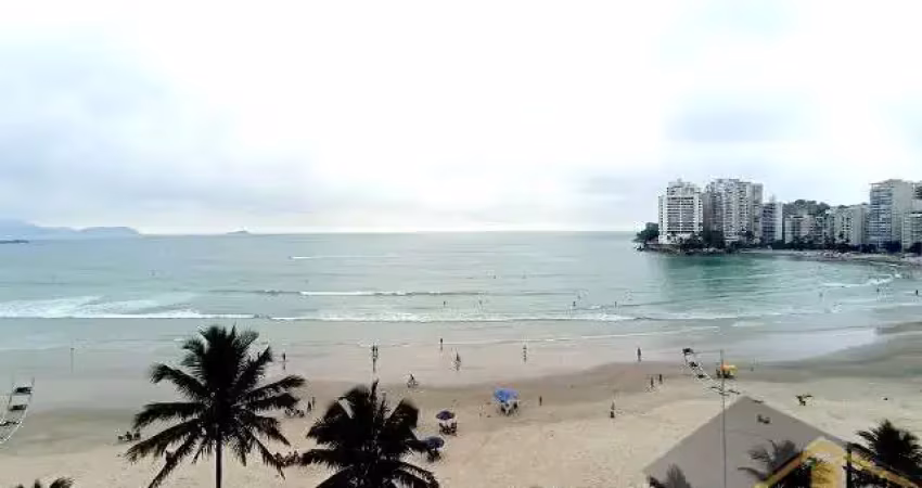 Apartamento frente mar  com 04 suítes e vista total para a praia das astúrias - ref.: 5519