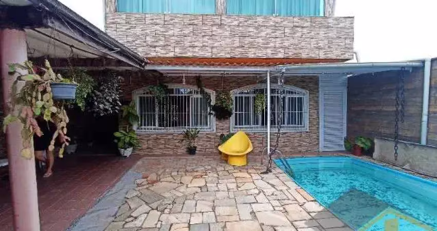Sobrado com piscina e espaço gourmet a venda na vila lygia em guarujá - ref.: 5467
