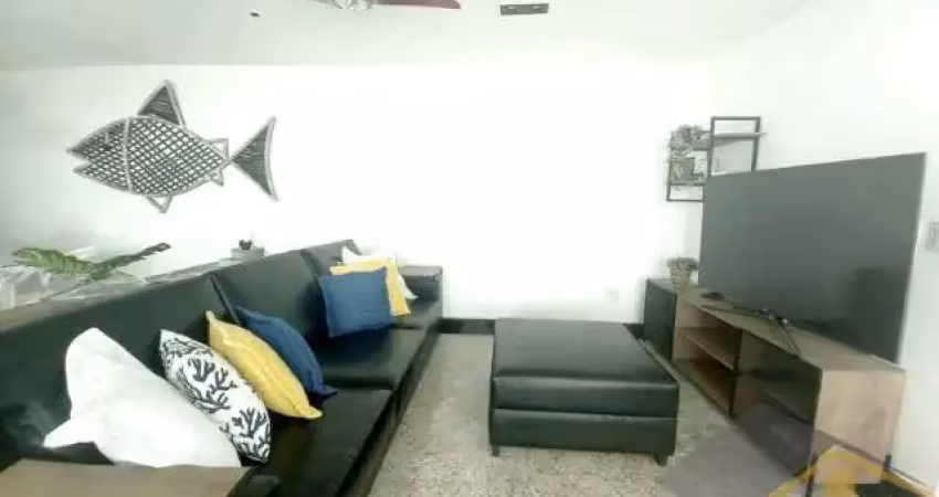 Cobertura penthouse refomada com área gourmet com churrasqueira à venda na praia do tombo - ref.: 6225