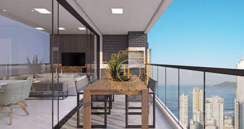 ALTO PADRÃO! Apartamento com vista mar e 4 dormitórios à venda, 133 m² no Centro - Balneário Camboriú/SC