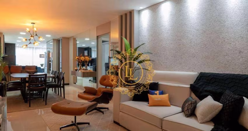 Apartamento com VISTA MAR mobiliado e decorado com 3 Suítes à venda, 135 m² no Centro - Navegantes/SC