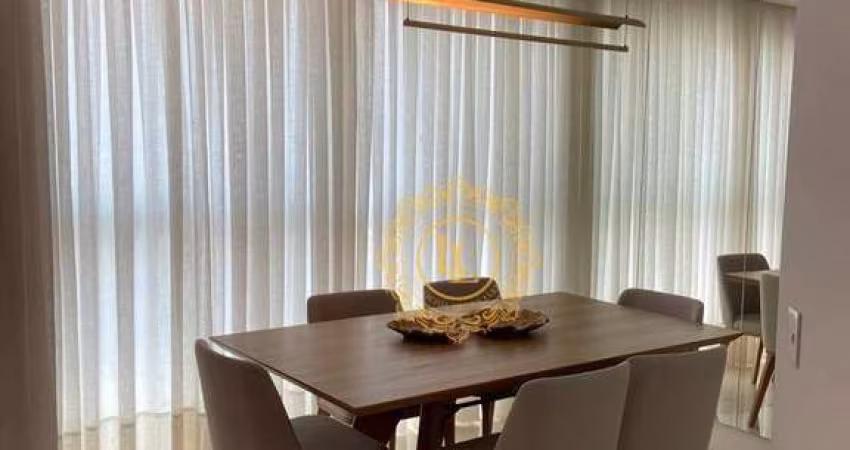 APARTAMENTO 4 DORMITÓRIOS 2 VAGAS DE GARAGEM, MOBILIADO E EQUIPADO, COM ÁREA DE LAZER COMPLETO