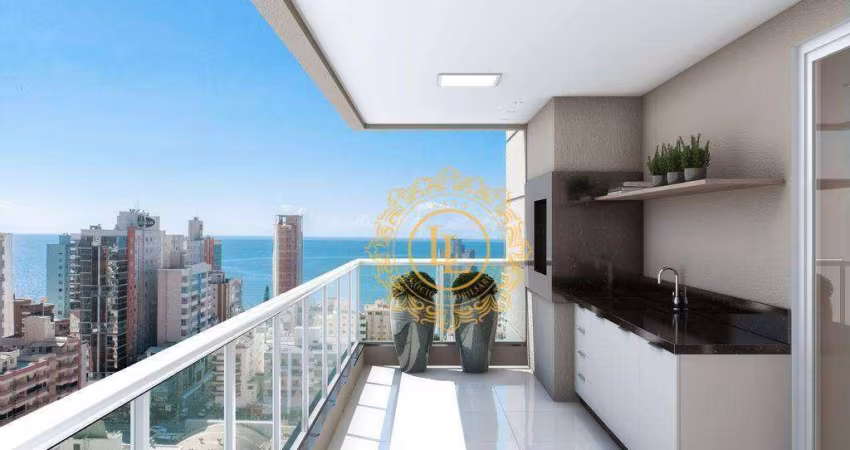 Apartamento com VISTA MAR e 3 suítes à venda, Meia Praia - Itapema/SC