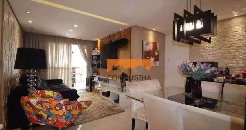 Apartamento com 3 dormitórios à venda, 94 m² por r$ 895.700,00 - vila valparaíso - santo andré/sp