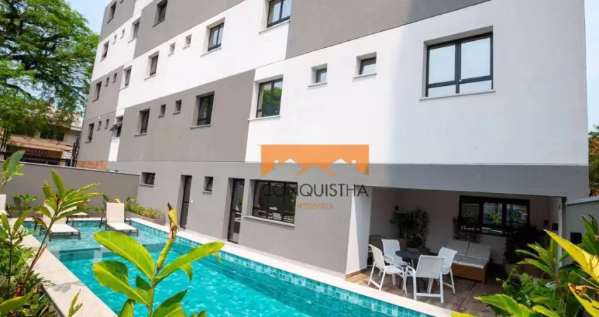 Studio com 1 dormitório à venda, 21 m² por r$ 219.000,00 - centro - são bernardo do campo/sp