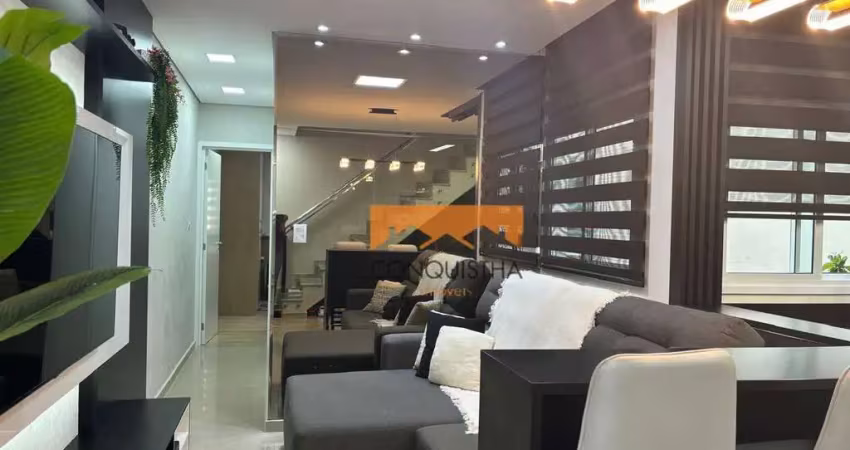 Cobertura com 2 dormitórios à venda, 73 m² por r$ 696.000,00 - jardim bela vista - santo andré/sp