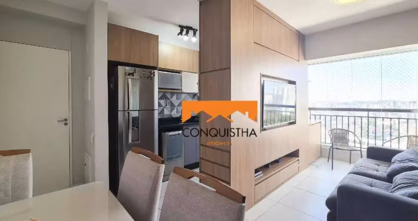 Apartamento com 2 dormitórios, sendo 1 suíte à venda, 56 m² por r$ 530.000 - planalto - são bernardo do campo/sp