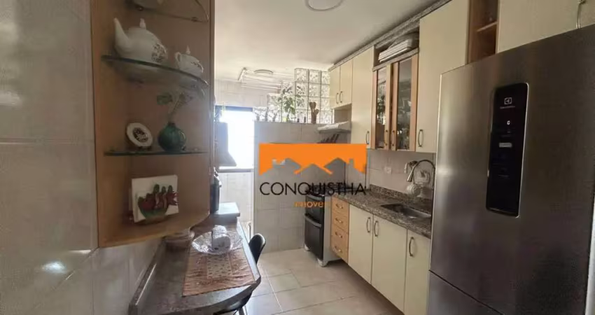 Apartamento com 2 dormitórios, sendo 1 suíte à venda, 75 m² por r$ 542.000 - fundação - são caetano do sul/sp