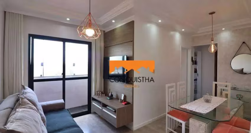 Apartamento com 3 dormitórios para alugar, 67 m² por r$ 2.746/mês - nova petrópolis - são bernardo do campo/sp