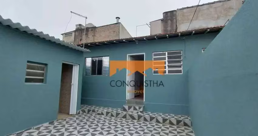 Casa com 1 dormitório para alugar, 50 m² por r$ 1.414,00/ano - jardim hollywood - são bernardo do campo/sp
