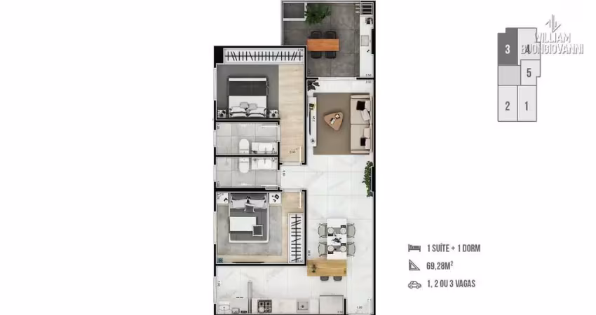Apartamento bairro guilhermina 2 vagas prev entrega agosto 2025