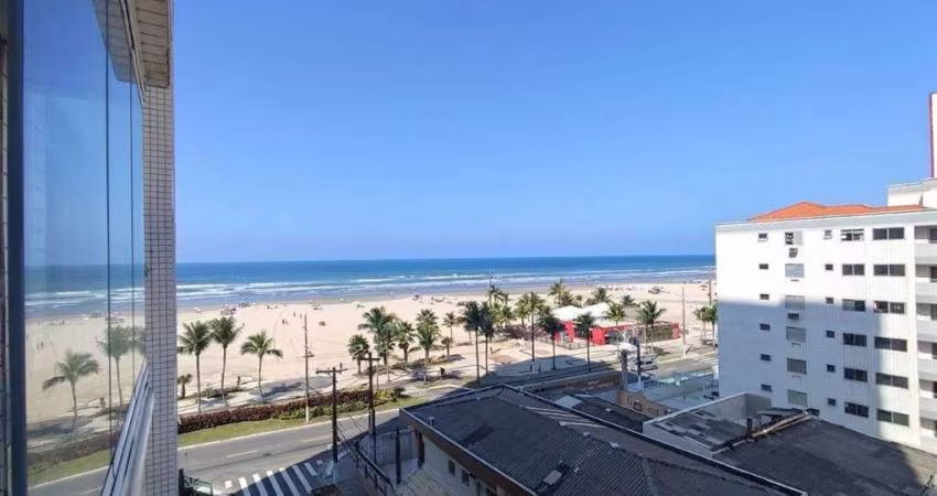 Ap 2 dmt, 1 suíte, frente ao mar, com lazer completo – praia grande-sp