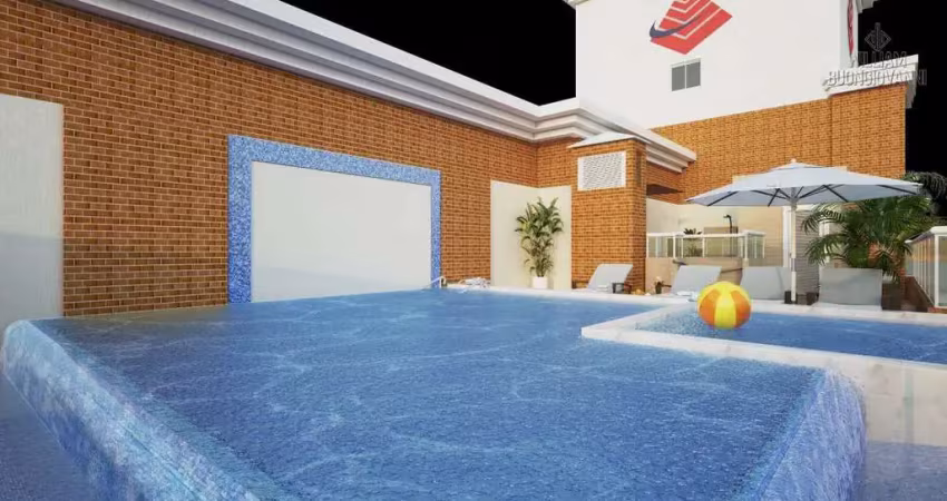 APARTAMENTO NO CENTRO SÃO VICENTE COM LAZER COMPLETO