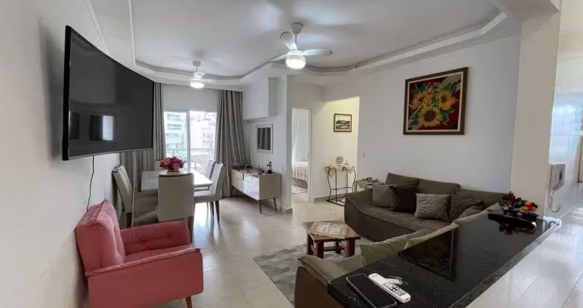 Apartamento à venda caiçara – mobiliado, vista p/ mar e infraestrutura completa