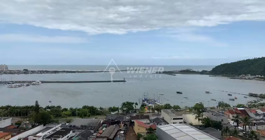 Cobertura c/piscina, vista mar, 3 stes, 2 vagas, centro, itajaí - sc