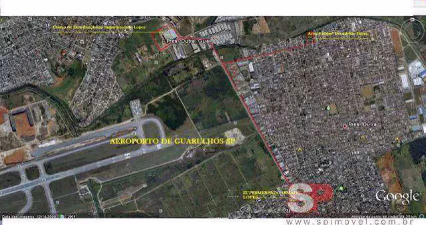 Terreno comercial para alugar na Rua Maria Paula Motta, Jardim Presidente Dutra, Guarulhos