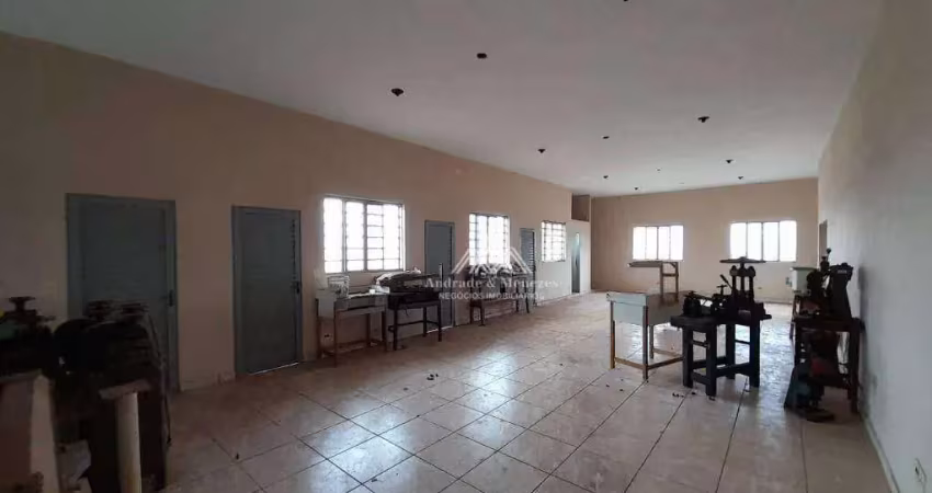 Salão para alugar, 229 m² por r$ 3.673,47/mês - campos elíseos - ribeirão preto/sp