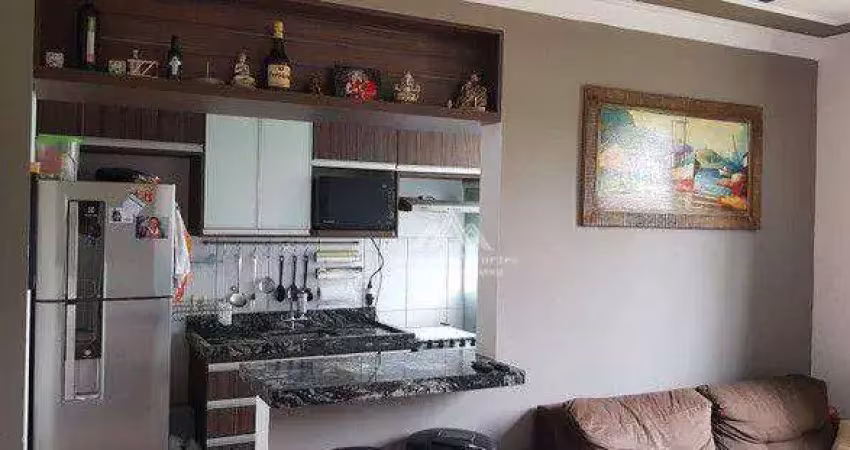 Apartamento com 2 dormitórios à venda, 48 m² por r$ 180.000 - reserva sul condomínio resort - ribeirão preto/sp