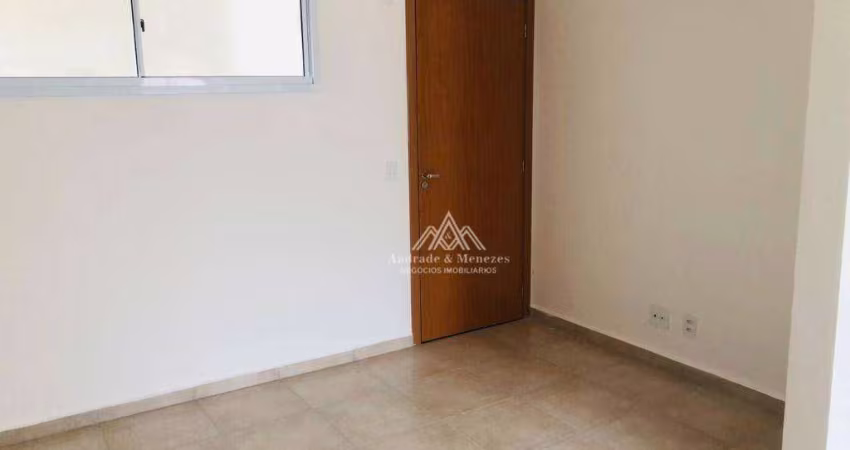 Apartamento com 2 dormitórios para alugar, 43 m² por R$ 800 /mês - Jardim das Palmeiras - Ribeirão Preto/SP