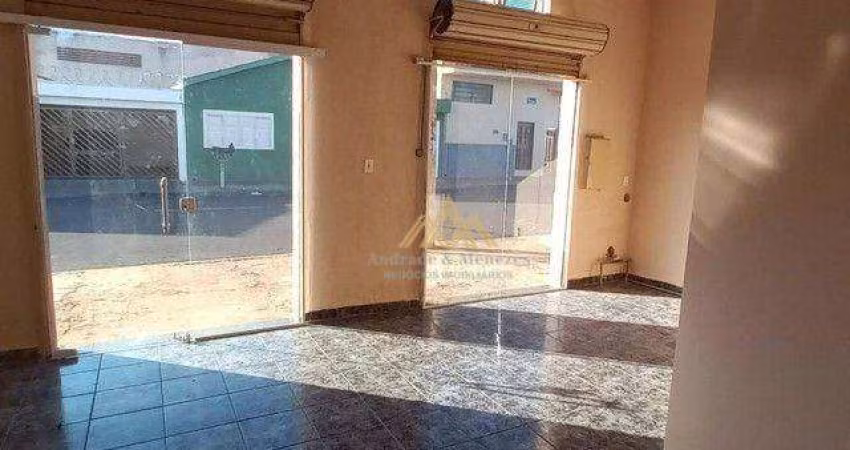 Salão para alugar, 40 m² por R$ 1.057,28/mês - Vila Monte Alegre - Ribeirão Preto/SP