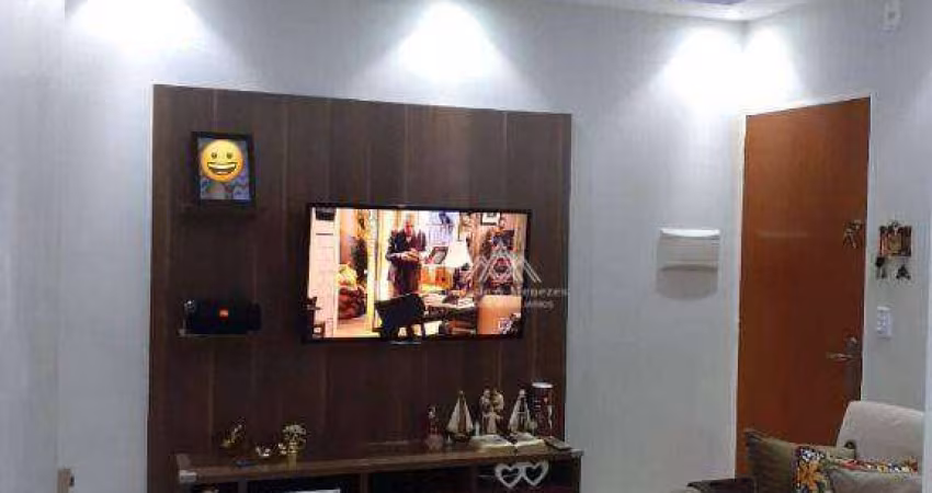 Apartamento com 2 dormitórios à venda, 48 m² por R$ 160.000 - Ipiranga - Ribeirão Preto/SP