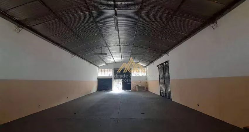 Salão para alugar, 203 m² por r$ 4.000/mês - vila tamandaré - ribeirão preto/sp