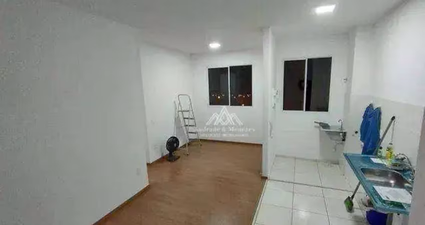 Apartamento com 2 dormitórios para alugar, 43 m² por r$ 1.050/mês - reserva macaúba - ribeirão preto/sp