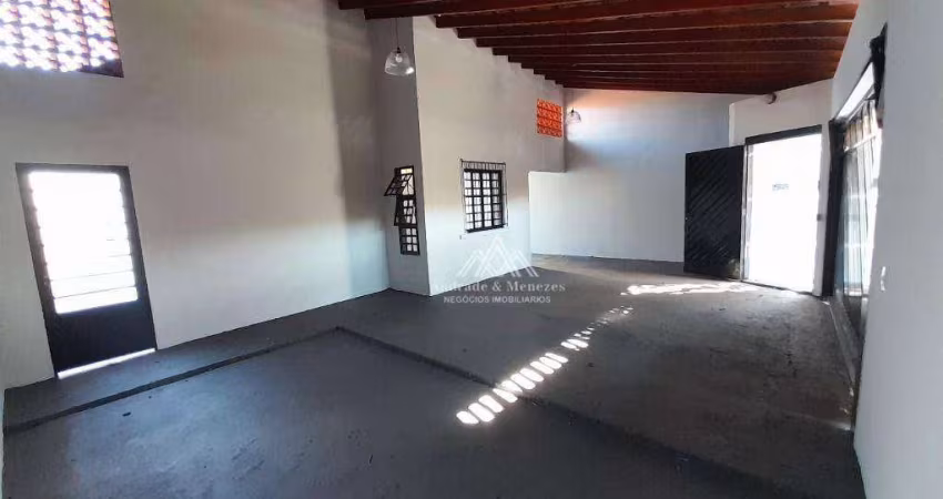 Casa com 2 dormitórios para alugar, 138 m² por R$ 1.551,86/mês - Jardim Eugênio Mendes Lopes - Ribeirão Preto/SP