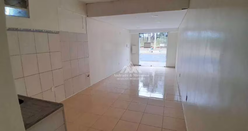 Salão para alugar, 42 m² por r$ 1.500/mês - jardim independência - ribeirão preto/sp