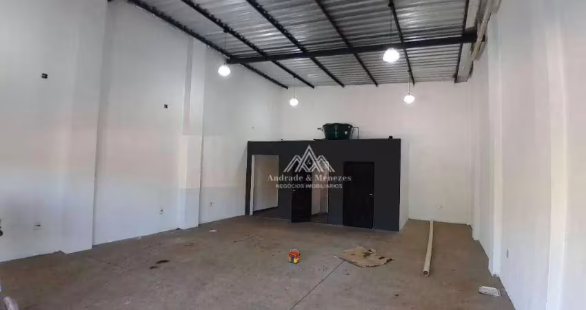 Salão para alugar, 108 m² por r$ 2.993,05/mês - jardim cristo redentor - ribeirão preto/sp