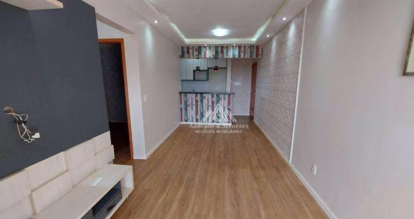 Apartamento com 2 dormitórios à venda, 53 m² por R$ 245.000,00 - Jardim Anhangüera - Ribeirão Preto/SP
