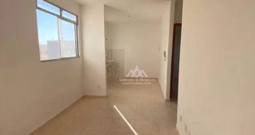 Apartamento com 2 dormitórios, 44 m² - venda por R$ 140.000 ou aluguel por R$ 850,00/mês - Residencial Greenville - Ribeirão Preto/SP