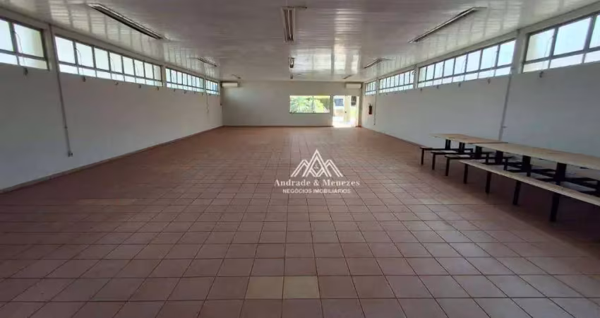 Salão para alugar, 380 m² por r$ 9.150,00/mês - distrito industrial - cravinhos/sp