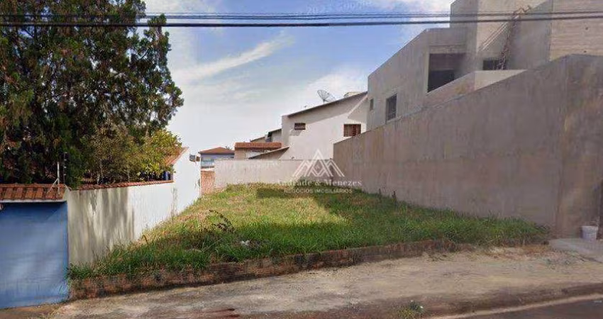 Terreno à venda, 408 m² por R$ 310.000,00 - Jardim Recreio - Ribeirão Preto/SP