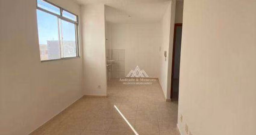 Apartamento com 2 dormitórios, 44 m² - venda por R$ 140.000 ou aluguel por R$ 890/mês - Residencial Greenville - Ribeirão Preto/SP