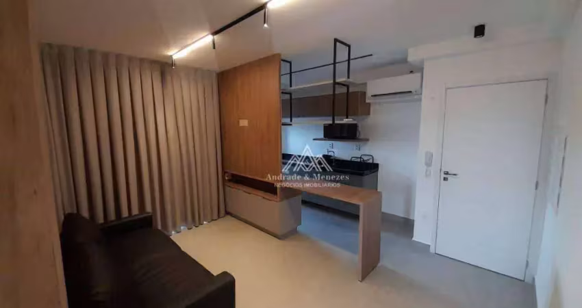 Apartamento com 1 dormitório para alugar, 52 m² por r$ 5.760,79/mês - jardim são luiz - ribeirão preto/sp